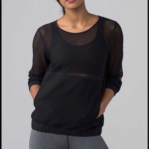 Lululemon mesh on mesh popover